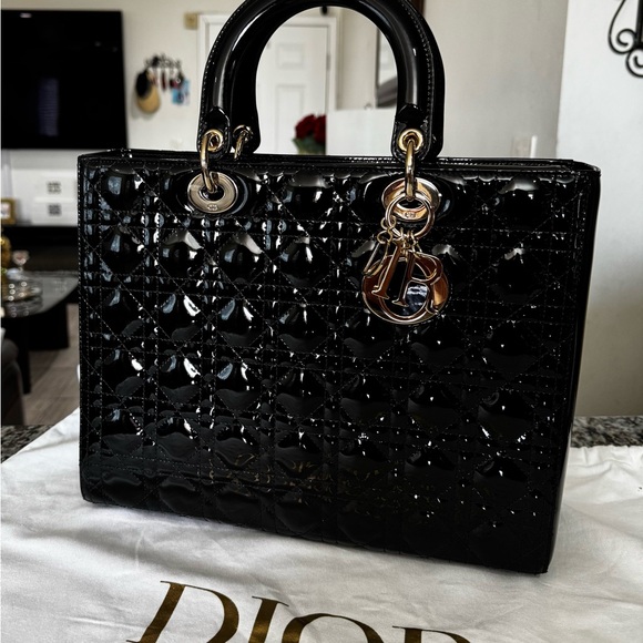 Dior Handbags - Lady Dior L Calfs kin